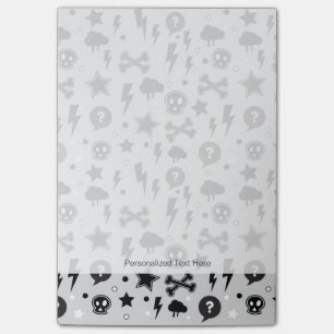 Modisches Muster Post-it Klebezettel