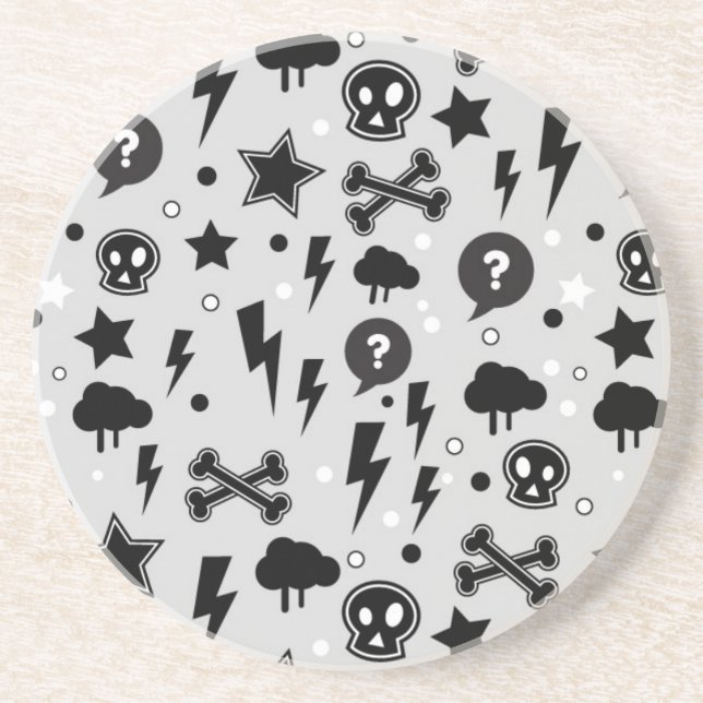 Modisches Muster Sandstein Untersetzer (Vorne)