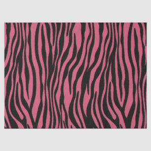 Modisches rosa Zebra-Druck-Muster-Seidenpapier Seidenpapier