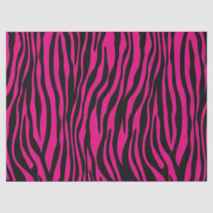 Modisches rosa Zebra-Druck-Muster-Seidenpapier Seidenpapier