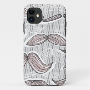 Modisches Schnurrbart-Muster Case-Mate iPhone Hülle
