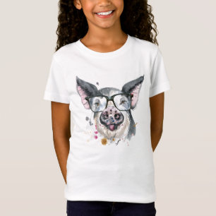 Modisches Schwein T-Shirt