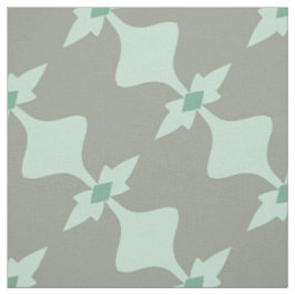 Modisches tadelloses graues Retro Muster Stoff