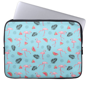 Modisches tropisches Flamingo-u. Laptopschutzhülle