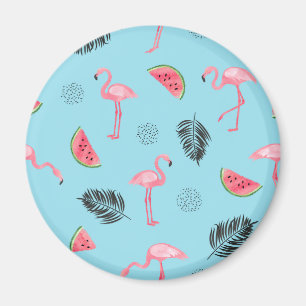 Modisches tropisches Flamingo-u. Magnet