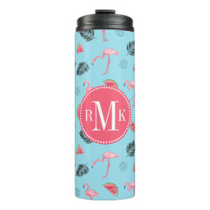 Modisches tropisches Flamingo-u. Thermosbecher