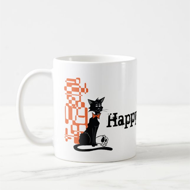Modkitty-Halloween-Tasse Tasse (Links)