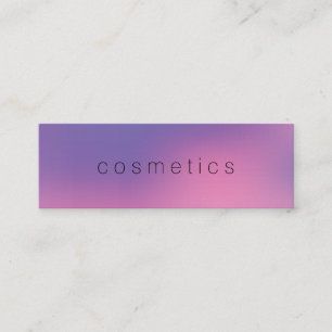 Modner Minimalistisch Blended Background Mini Visitenkarte