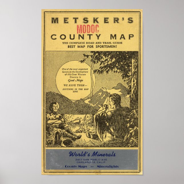 Modoc Landkreis Poster (Vorne)