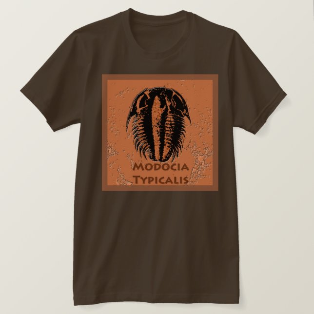 Modocia Typicalis Fossil Trilobit T-Shirt (Design vorne)