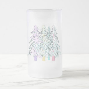 MODRN ART WHITE SILVER WENIGER IST MEHR MATTGLAS BIERGLAS