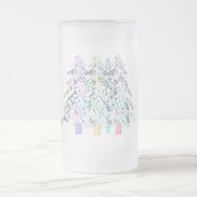 MODRN ART WHITE SILVER WENIGER IST MEHR MATTGLAS BIERGLAS (Mittel)