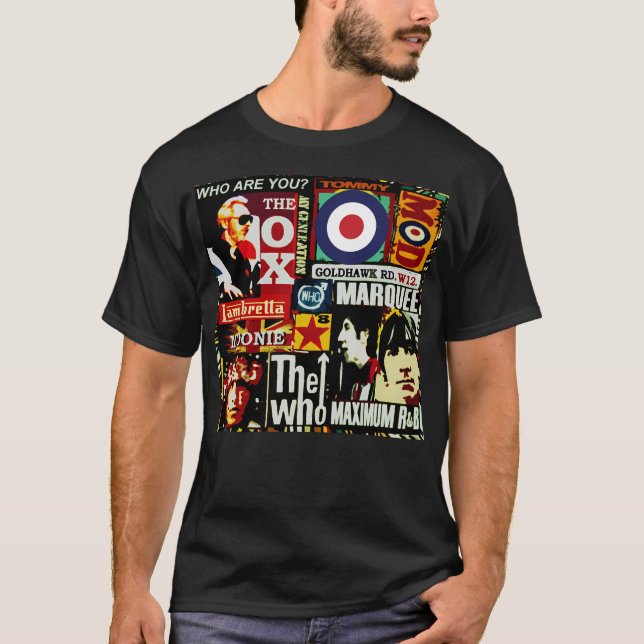 Modrophenia Mod Music Sixties Collage T-Shirt (Vorderseite)