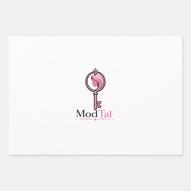 ModTal Geschenkpapier (Modela Talenta Marke) Set (Vorderseite)