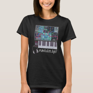 Modular Life Electronic Musicinstrument Synthes T-Shirt