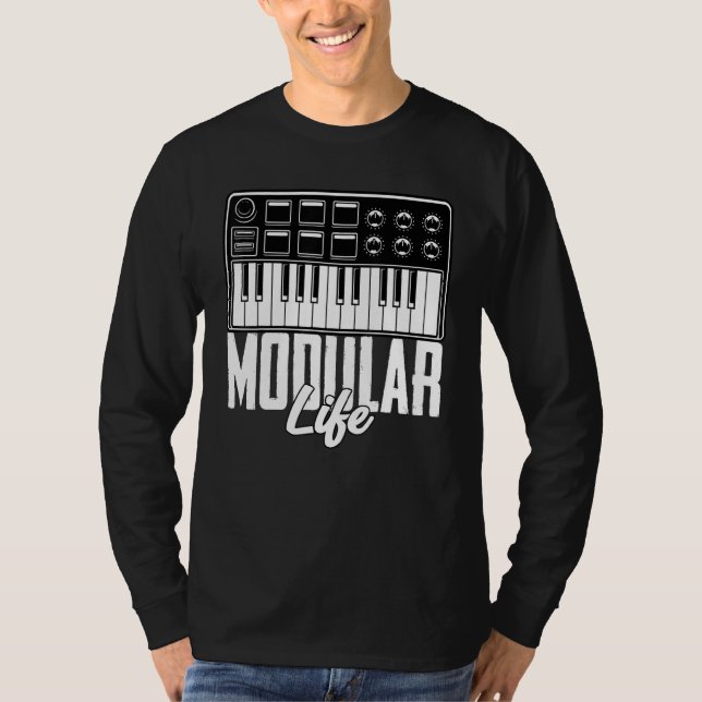 Modular Life I Synthesizer Musicians Electronic EU T-Shirt (Vorderseite)