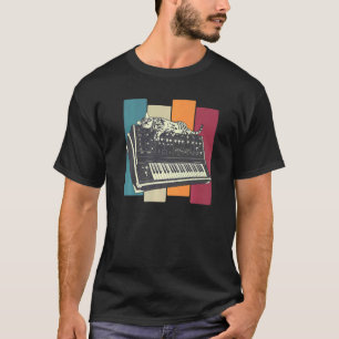 Modulare Synthesizer-Tastatur, Synth Cat T-Shirt
