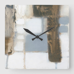 Modularer Plan II Quadratische Wanduhr