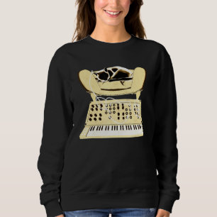 Modularer Synthesizer-Katze Sweatshirt