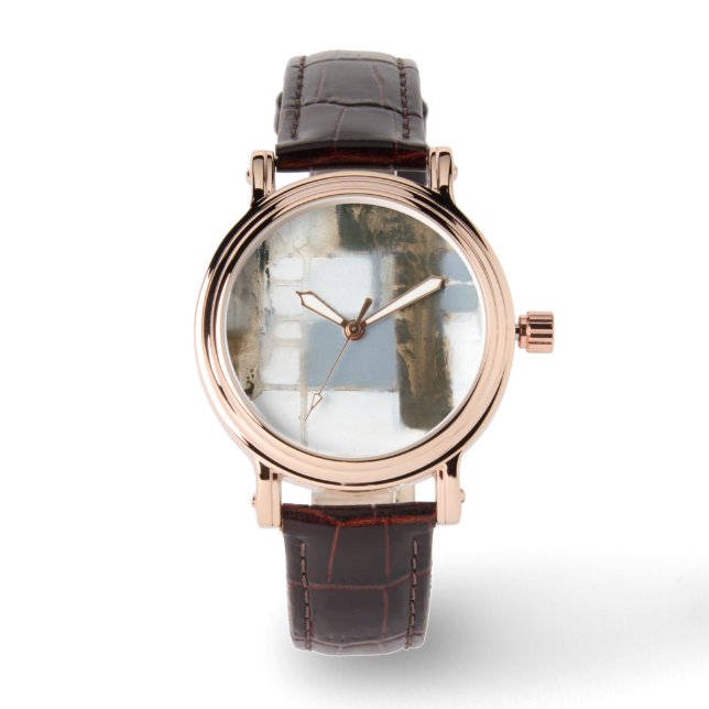 Modulares Layout II Armbanduhr (Vorderseite)