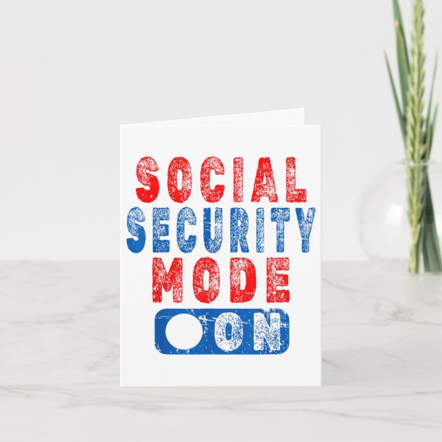 Modus "Soziale Sicherheit" - Spaß hochrangiger Bür Karte (Vorderseite)