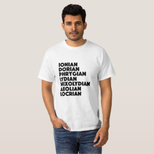 Modus-T-Shirt Entwurf für Gitarrist-Gitarristen T-Shirt