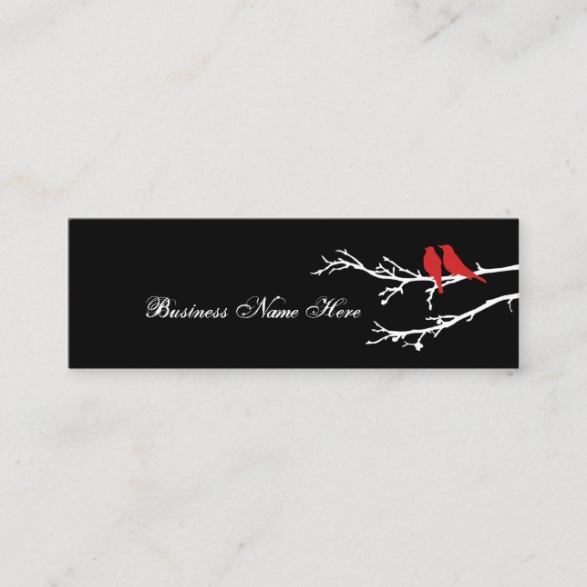 Modvögel Mini Visitenkarte (Vorderseite)