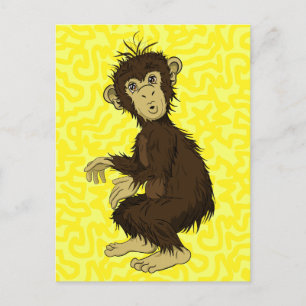 Moe Monkey Postkarte