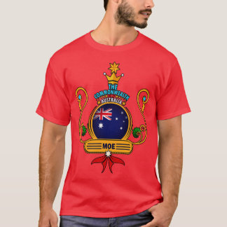 Moe town Australian Flag Souvenir T-Shirt