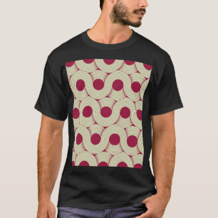 Moebius Streifen: Unendlicher rot-grüner Tile T-Shirt