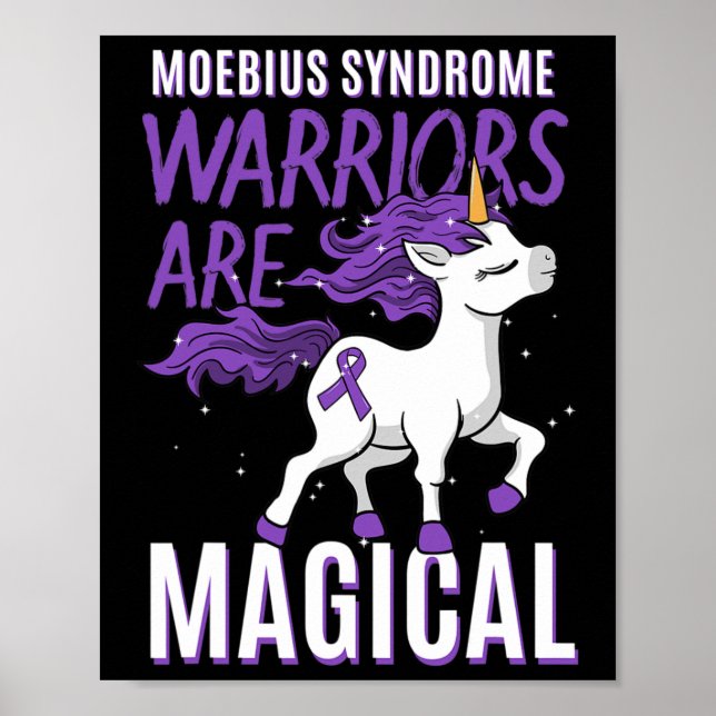 Moebius-Syndrom Krieger Unicorn Mobius Geacial Par Poster (Vorne)