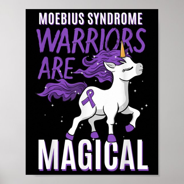 Moebius-Syndrom Krieger Unicorn Mobius Geacial Par Poster (Vorne)