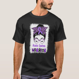 Moebius Syndrome Warrior Messy Bun Moebius Facial  T-Shirt