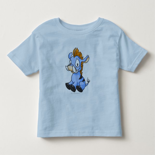 Moehog Blau Kleinkind T-shirt (Vorderseite)