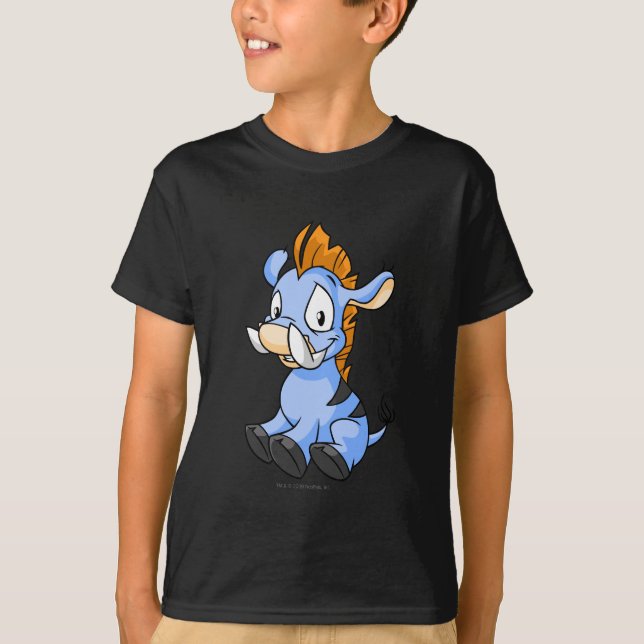 Moehog Blau T-Shirt (Vorderseite)