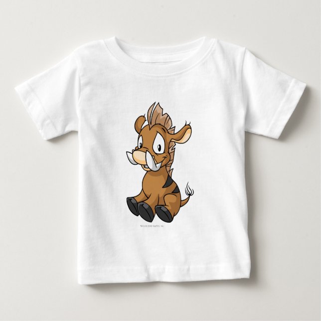 Moehog Brown Baby T-shirt (Vorderseite)