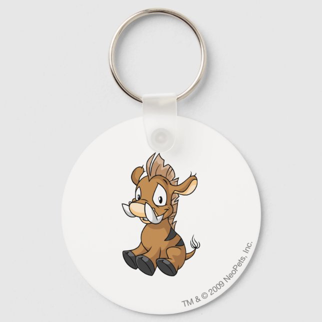 Moehog Brown Schlüsselanhänger (Vorderseite)