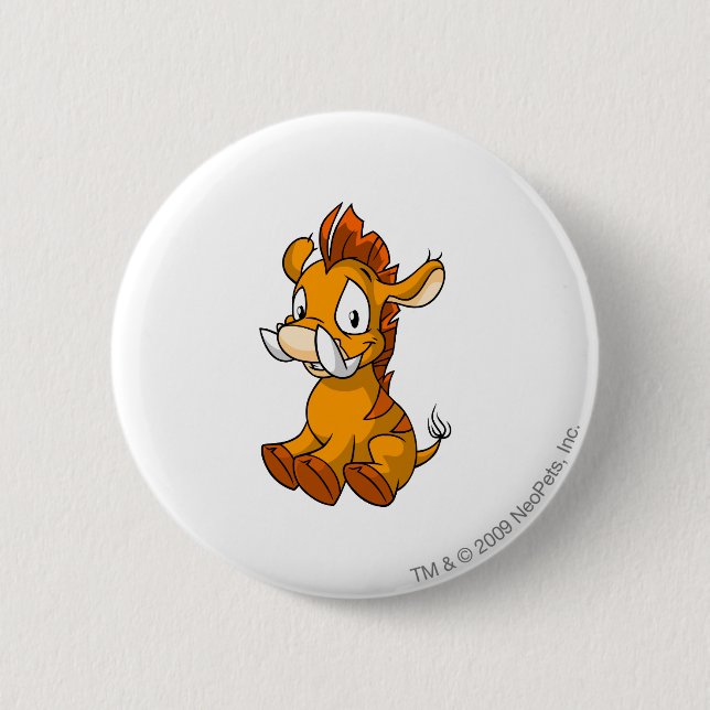 Moehog Orange Button (Vorderseite)