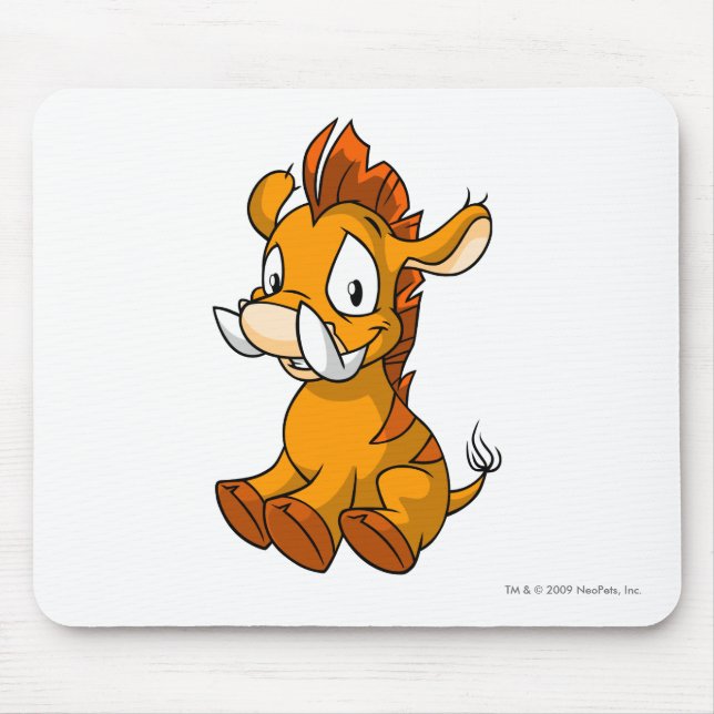 Moehog Orange Mousepad (Vorne)