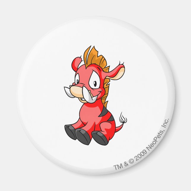 Moehog Red Magnet (Vorne)