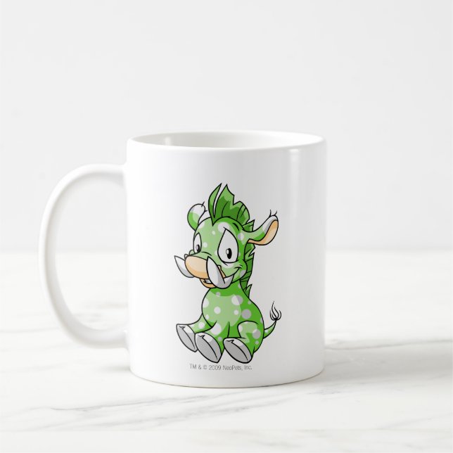 Moehog sprenkelte tasse (Links)