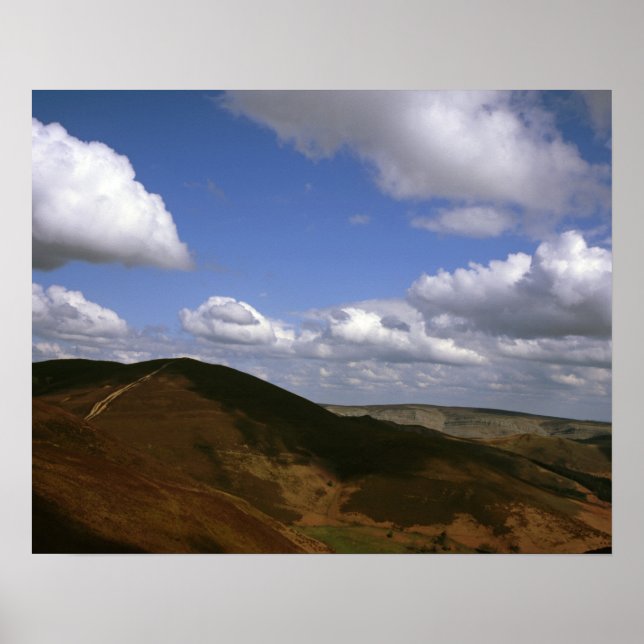 Moel y Gamelin Llangollen Wales Postcard Poster (Vorne)
