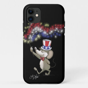 Moes glücklicher 4. Juli Nachtfeier-Fall Case-Mate iPhone Hülle