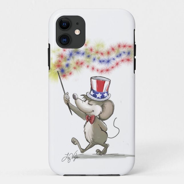 Moe's Happy 4. Juli iPhone6 Fall Case-Mate iPhone Hülle (Rückseite)