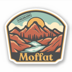 Moffat, Colorado-Aufkleber Aufkleber
