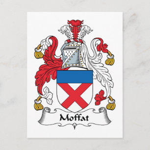 Moffat Familienwappen Postkarte