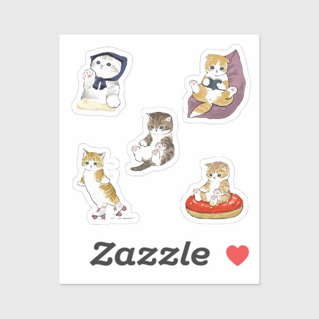 Mofu Sand Aufkleber (Blatt)