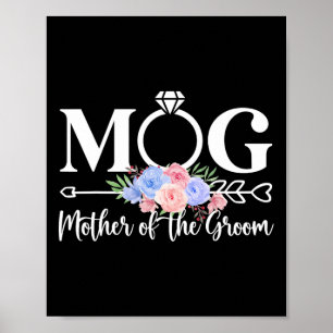 Mog Mutter der Groom Mama stolz Mama der Groo Poster