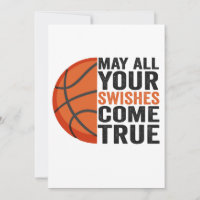 Möge alles, was ihr wünscht, Treue Funny Basketbal