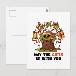 Möge das Geschenk mit dir sein Postkarte